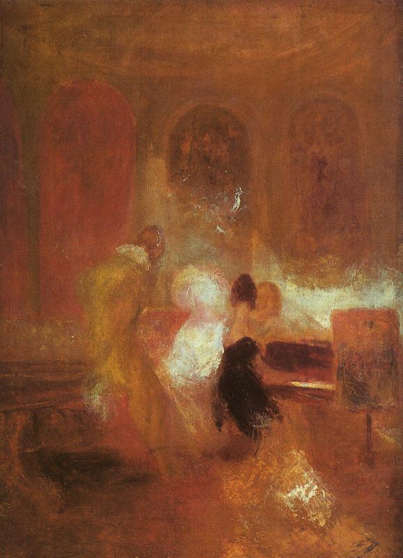 Joseph Mallord William Turner Music Party oil painting picture